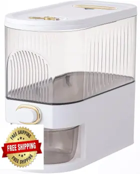 B0BZXZ6V33 SOOYEE Rice Dispenser Grain Storage Container