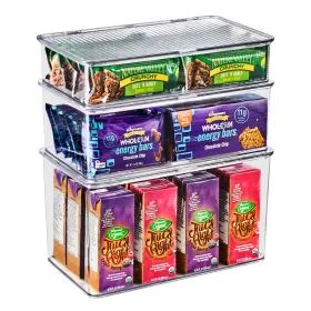 B09W3XW3CG SORBUS Pack Storage Bins Lids Stackable Organize