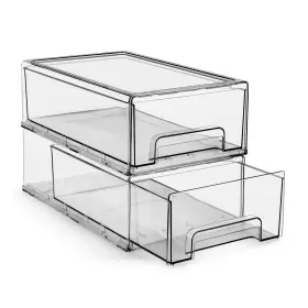 B0B5LTWRJW SORBUS Stackable Storage Organizer Drawers Fridge