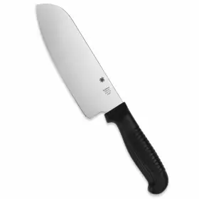 716104700059 SPYDERCO Santoku Kitchen Knife Steel Blade Bla