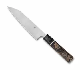 K16GPBNBK SPYDERCO Knives Itamae Funayuki Kitchen Knife Burl