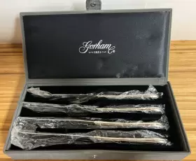 070357469188 GORHAM Steak Knife Set Plate Box