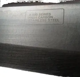 X500 STANLEY ROBERTS Knife Signed High Carbon Steel Cook Chef #3