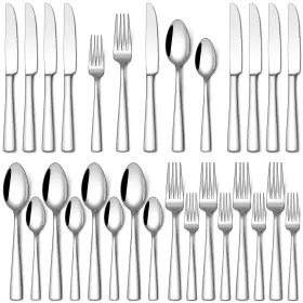 B0FMDR8HPB STAPAVA Silverware Set Food Steel Flatware