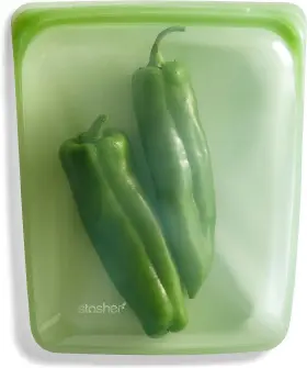 B08ZG1VFSQ STASHER Silicone Half Gallon Storage Freezer Bag