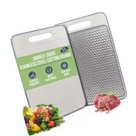 Graycuttingboard STRENDIER Steel Cutting Board Double Kitchen