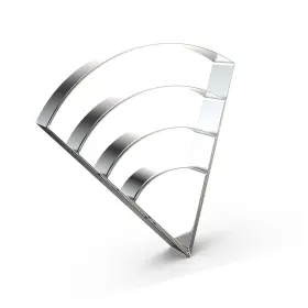 746555536990 STRENDIER Pizza Slice Cookie Cutter Set Geomet