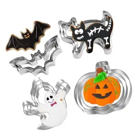 CRAS-0011 STRENDIER Halloween Cookie Cutters Set Steel Ghost