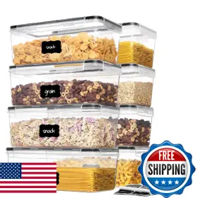 B0FJDB68FM STUSGO Airtight Food Storage Containers Lids Bpa