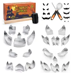 PCK22-02 SUEFFI Pumpkin Carving Kids Psc Steel Tools Wi Kit