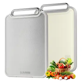 DF05 SUMZZZ Steel Cutting Board Double Food Chopp