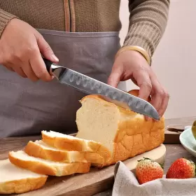 00201701105USE SUNNECKO Bread Knife Kitchen Serrated Damascus #2