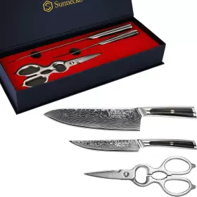 Z1370003S-04 SUNNECKO Kitchen Knives Set Utility Chefs Knife #2