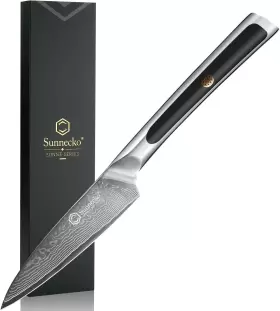 Z1920206S SUNNECKO Kitchen Paring Knife Fruit Peeling Steel