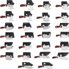 EY-SUREIO-3562 SUREIO Mini Knife Set Damascus Chef Cutters