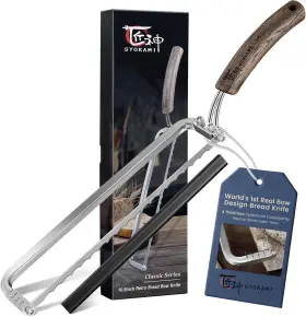 744110791242 SYOKAMI Bread Knife Homemade Bow Design Sourdou