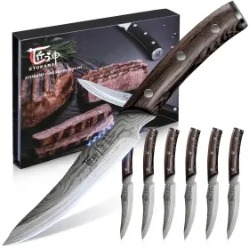 972822275031 SYOKAMI Steak Knives Set High Carbon Steel