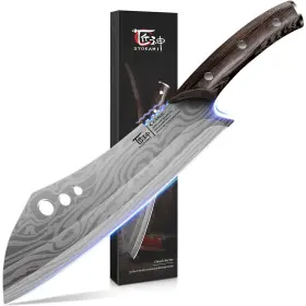 KNIFE-10 SYOKAMI Butcher Knife Meat Cleaver Chef Herb