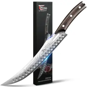 10.5 SYOKAMI Butcher Breaking Knife Meat Cutting Curved Carvi