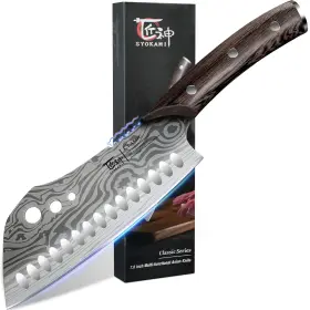 972822276946 SYOKAMI Cleaver Chef Knife Herb Stripper Asian