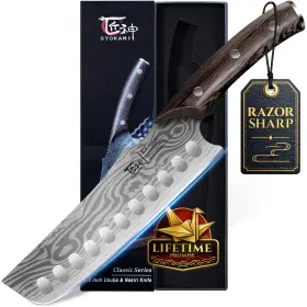 972822277462 SYOKAMI Nakiri Knife Vegetable Chef Straight