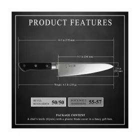 FC44-240C SYOSAKU Suk Syosakuchefskmss Chef Knife Molybdenum #3