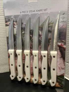 709996891349 TAHARI Steak Knife Set Steel