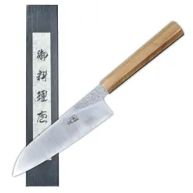 TAIE-SANTOKU-BR-SLV-7 TAIE Kitchen Knife Stainess Steel Ash