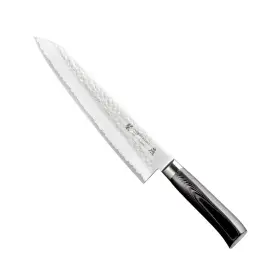 SNMH-1104 TAMAHAGANE San Tsubame Micarta Hammered Chefs Knife