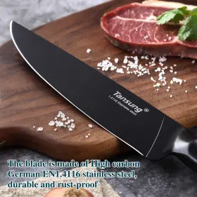 788418206848 TANSUNG Chef Knife Pro Kitchen Ultra Sharp Wit #2