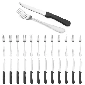 788081427960 TARGZIER Steak Knife Dinner Forks Set Steel Shar