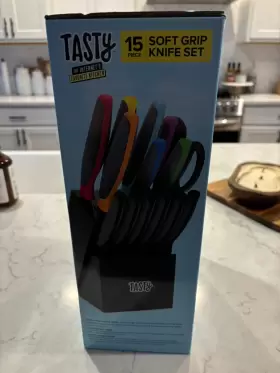 TYX05-C343 TASTY Steel Block Knife Cutlery Set Multicolor #2