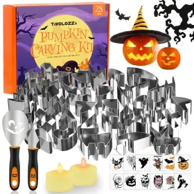 CONDA-A804227 TAVOLOZZA Pumpkin Carving Cookie Cutters Led