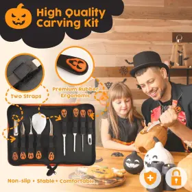 935249995579 TAVOLOZZA FINE ARTS Halloween Pumpkin Carving #3