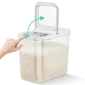 B0F8QN9NDS TBMAX Rice Flour Storage Container Automatic Up