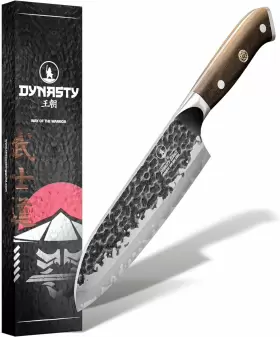 1025-DYN-SANTOKU THE COOKING GUILD Knife Dynasty High Carbon
