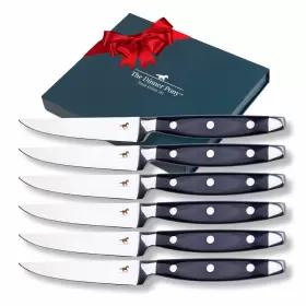 196852405169 THE DINNER PONY Serrated Steak Knives Set Edge