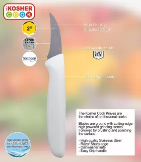 04116 THE KOSHER COOK Paring Knife Sharp Kitchen Ergonomic #2