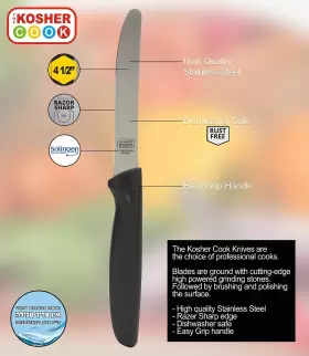 04265 THE KOSHER COOK Kitchen Knife Steak Vegetable Razor #2