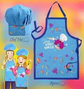061312051329 THE KOSHER COOK Hanukkah Kids Chef Set Hat Apron #2