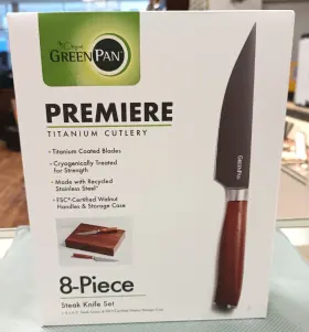 885837039818 THE ORIGINAL GREEN PAN Premiere Titanium Cutlery