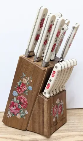 PWS096881814622 THE PIONEER WOMAN Handle Cutlery Knife Set
