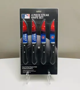 SKMLB05 THE SPORTS VAULT Chicago Cubs Mlb Steel Serrated Set