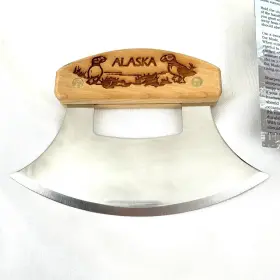653152040037 THE ULU FACTORY Alaska Knife Birch Stand Box #2