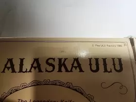 757964777775 THE ULU FACTORY Nos Alaskan Birch Knife Alaska #3