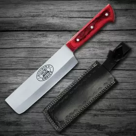 13862 THEBONEEDGE Tactical Blade Butcher Cleaver Kitchen Wood