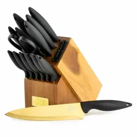 196557005626 THYME AND TABLE Essential Knife Block Set
