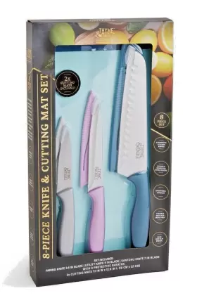 196557145247 THYME TABLE Knife Cutting Mat Set Steel