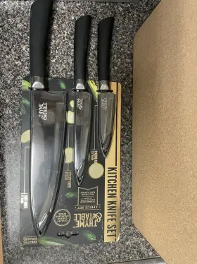 WM18007 THYME TABLE Knife Set Chef Utility Paring Titanium