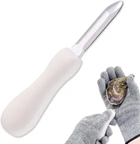 445043970911 TIANKOHELAN Oyster Shucking Knife Steel Clam
